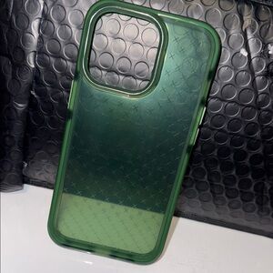tech21 Green Protective iPhone 13 Pro Case with Camera BumpSlim design